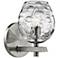 Hudson Valley Burns 7 1/4" High Satin Nickel Wall Sconce