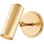 3_Hudson Valley Bushwick 7 1/2" High Aged Brass Wall Sconce more views