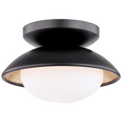 Hudson Valley Cadence 7" Wide Modern Black and White Ceiling Light