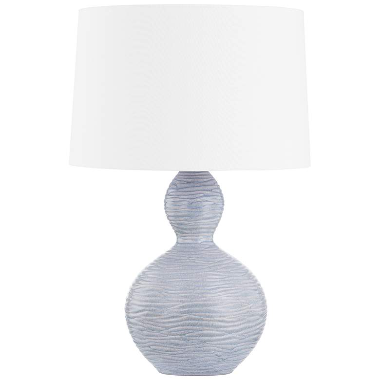 Image 1 Hudson Valley Cairns 18.5" Wide Aged Brass 1 Light Table Lamp