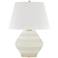 Hudson Valley Calverton 20"H White Ceramic Accent Table Lamp