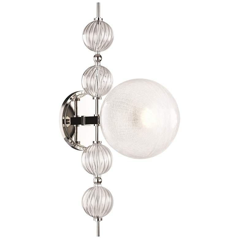 Image 1 Hudson Valley Calypso 22" High Polished Nickel Wall Sconce