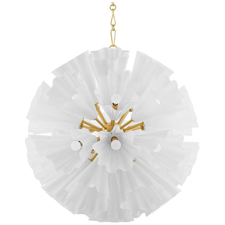 Image 1 Hudson Valley Capri 38 In. Steel 33 Light Chandelier