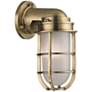 Hudson Valley Carson 10" High Aged Brass Wall Sconce