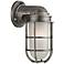 Hudson Valley Carson 10" High Antique Nickel Wall Sconce