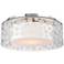 Hudson Valley Carter 11"W Satin Aluminum LED Ceiling Light