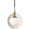 Hudson Valley Caswell 12" Wide Aged Brass LED Mini Pendant