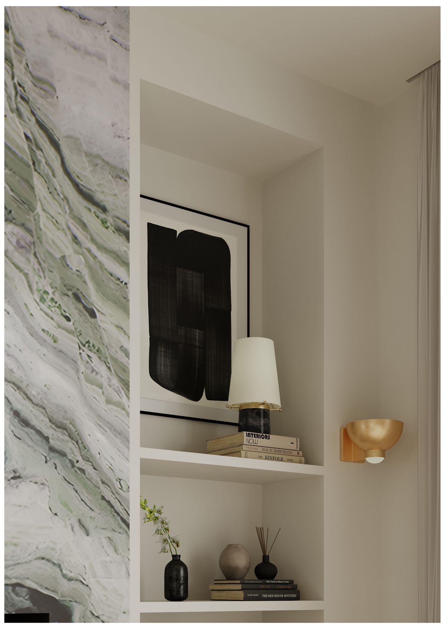 Hudson Valley Central Valley Rechargeable Table Lamp 8.25 In. Aged Brass