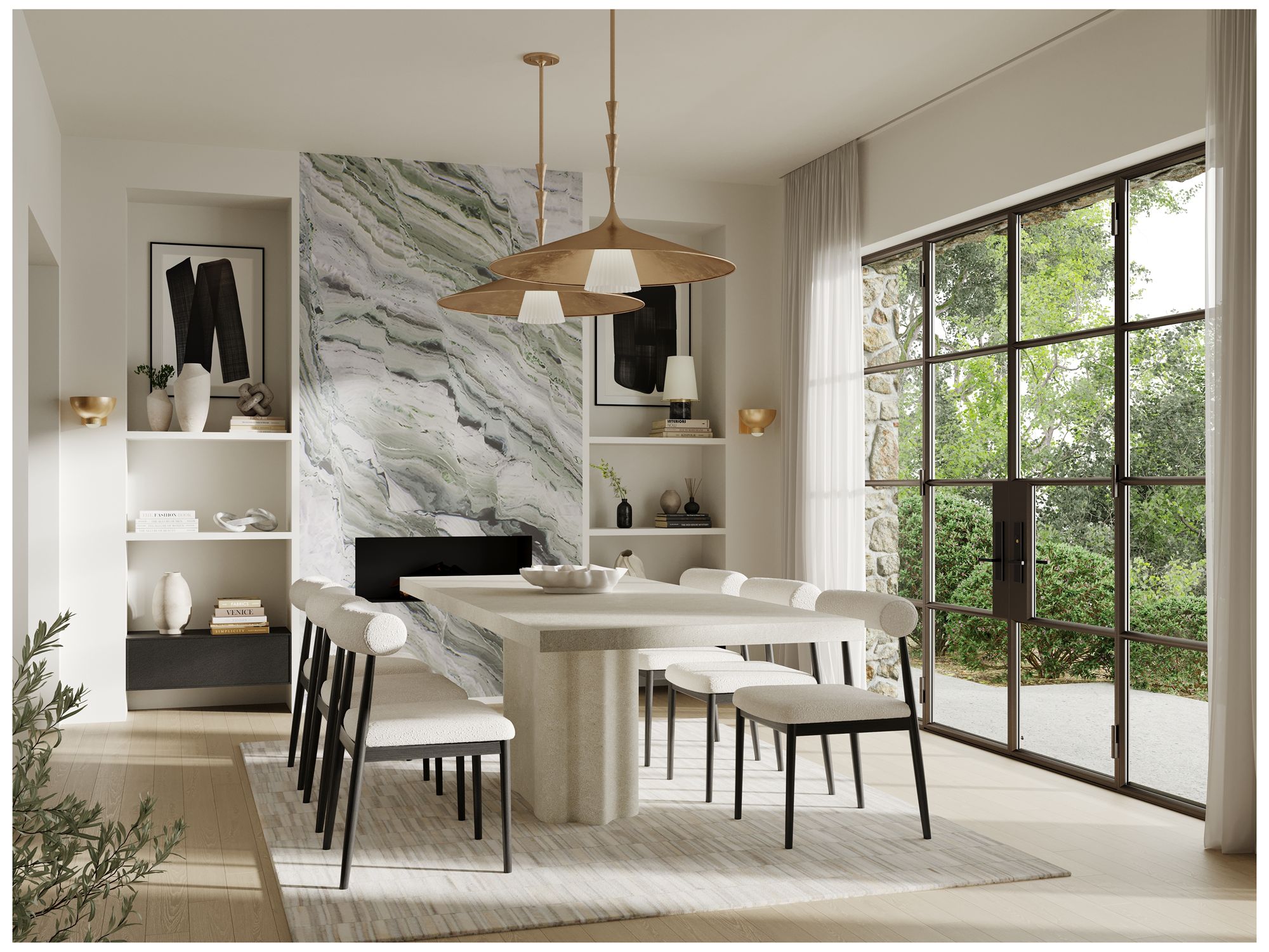 Image 6 Hudson Valley Central Valley Rechargeable Table Lamp 8.25 In. Aged Brass more views