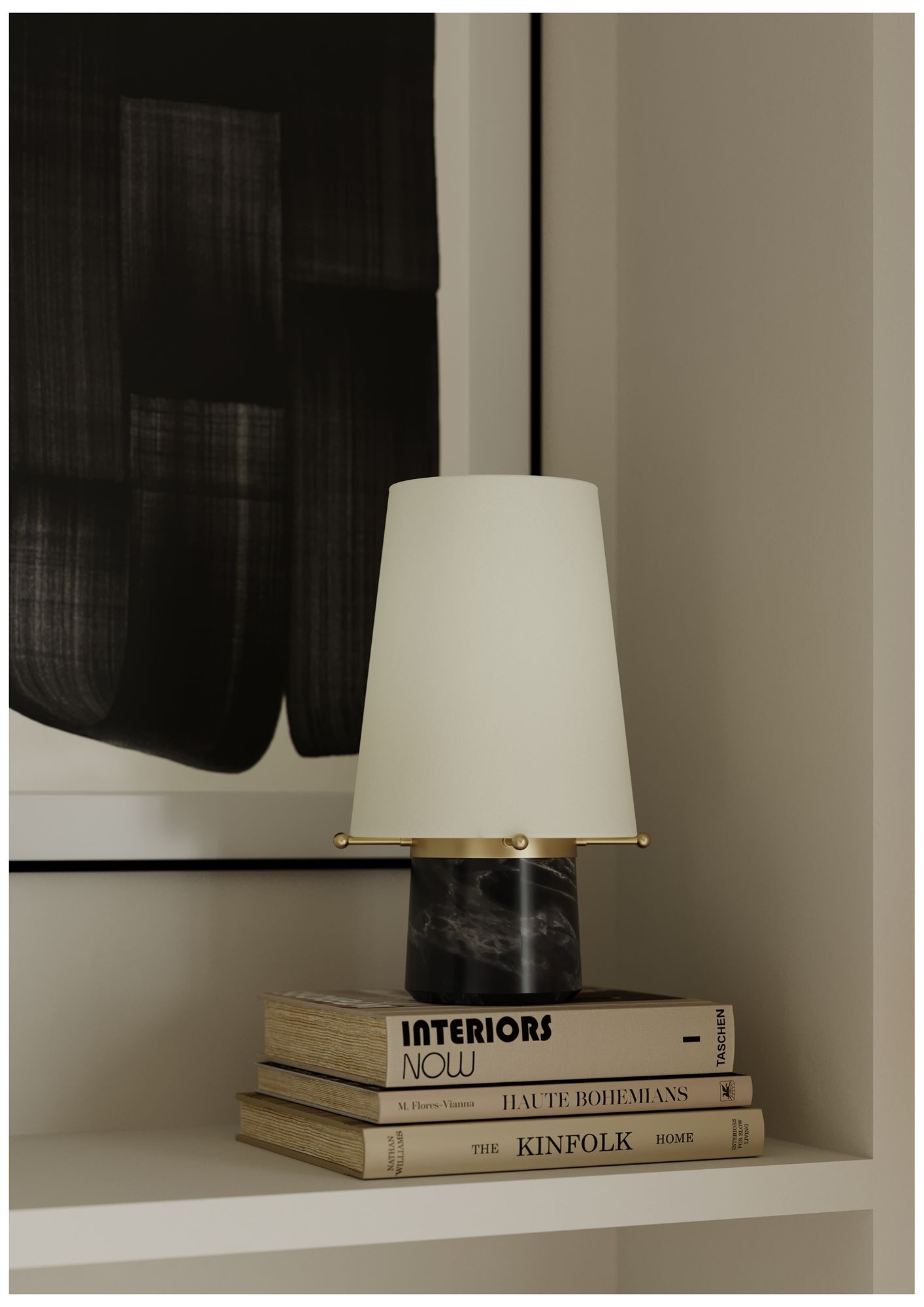 Image 7 Hudson Valley Central Valley Rechargeable Table Lamp 8.25 In. Aged Brass more views