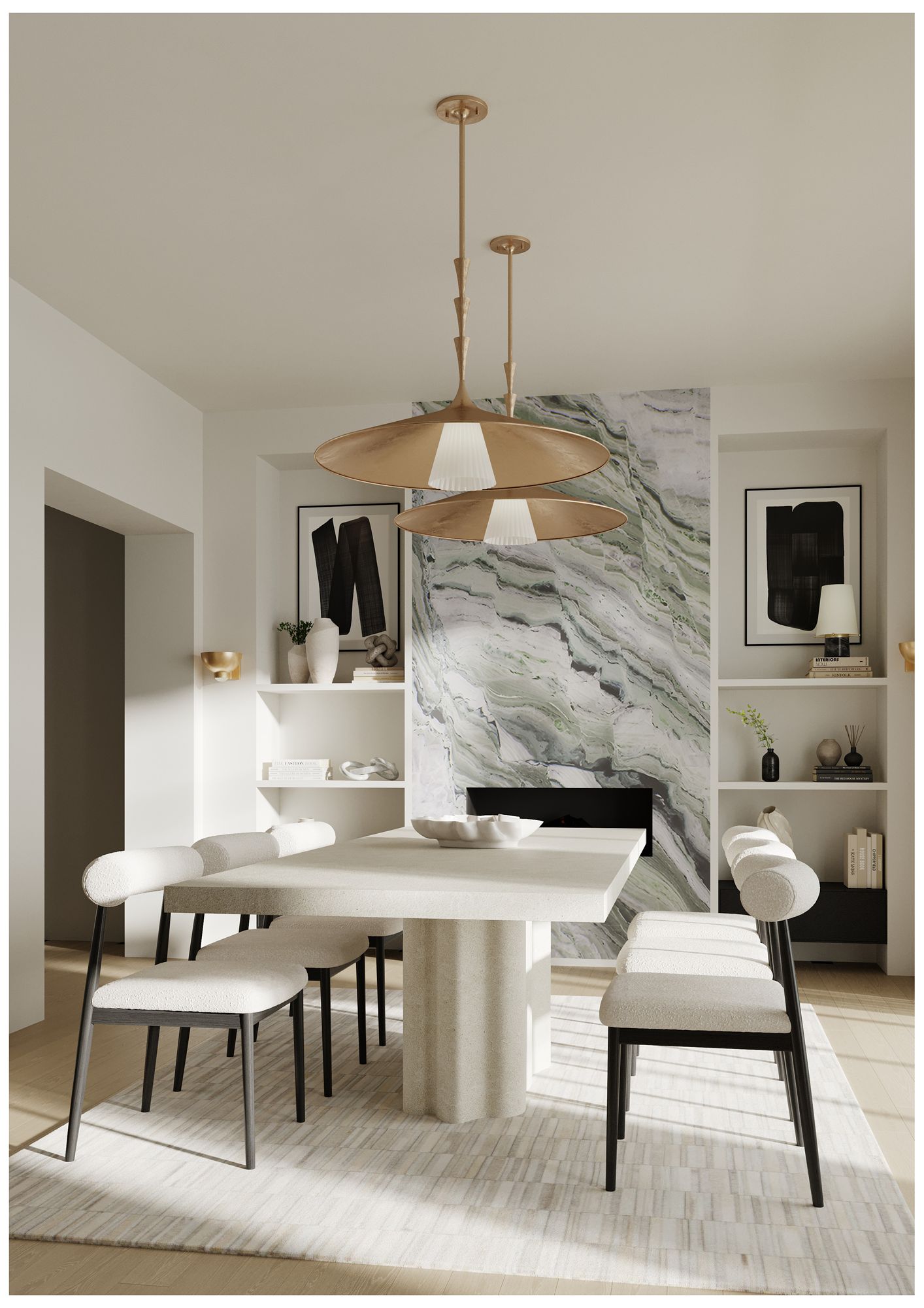 Hudson Valley Central Valley Rechargeable Table Lamp 8.25 In. Aged Brass