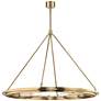 Hudson Valley Chambers 45" Wide Aged Brass 12-Light Pendant