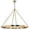 Hudson Valley Chambers 45" Wide Aged Brass 12-Light Pendant