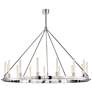1_Hudson Valley Chambers 58" Wide Nickel 15-Light Chandelier