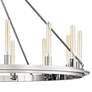 2_Hudson Valley Chambers 58" Wide Nickel 15-Light Chandelier more views