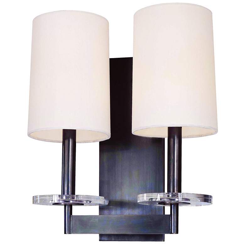 Image 1 Hudson Valley Chelsea Old Bronze 2-Light Wall Sconce
