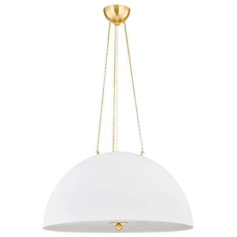 Image 1 Hudson Valley Chiswick 30 In. Steel 4 Light Pendant
