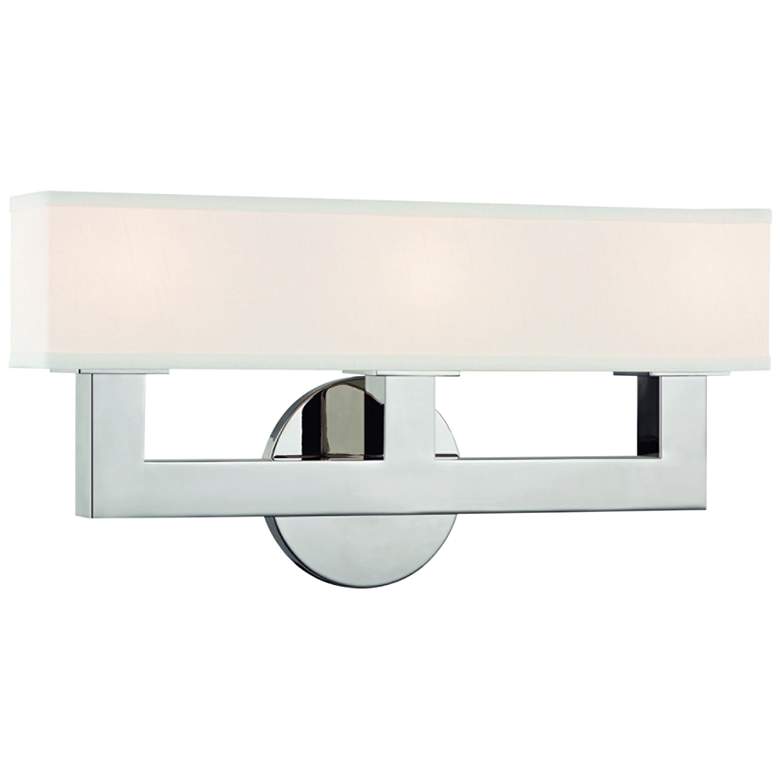 Image 1 Hudson Valley Clarke 16 1/2" Wide Nickel 3-LED Bath Light