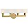 Hudson Valley Clarke 23" Wide Aged Brass 4-LED Bath Light