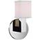 Hudson Valley Clarke 8 3/4"H Polished Nickel LED Wall Sconce