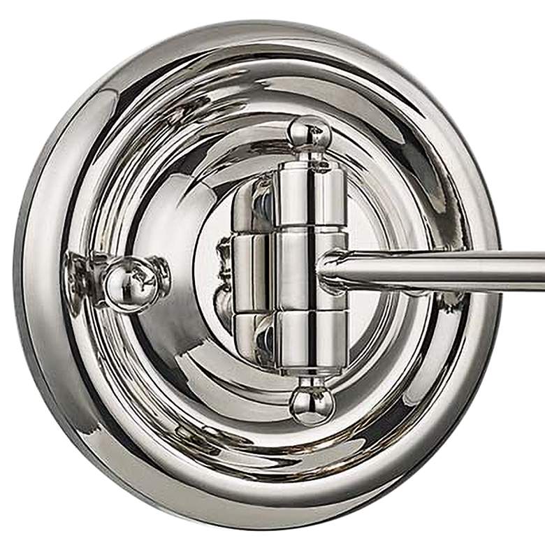 Image 2 Hudson Valley Classic No.1 7.5 inch Wide Polished Nickel 1 Light Wall Scon more views