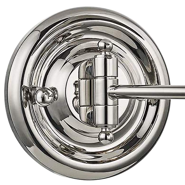 Image 2 Hudson Valley Classic No.1 7.5" Wide Polished Nickel 1 Light Wall Scon more views