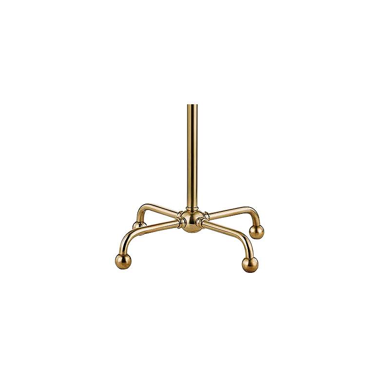 Image 3 Hudson Valley Classic No.1 Adjustable Height Aged Brass Table Lamp more views
