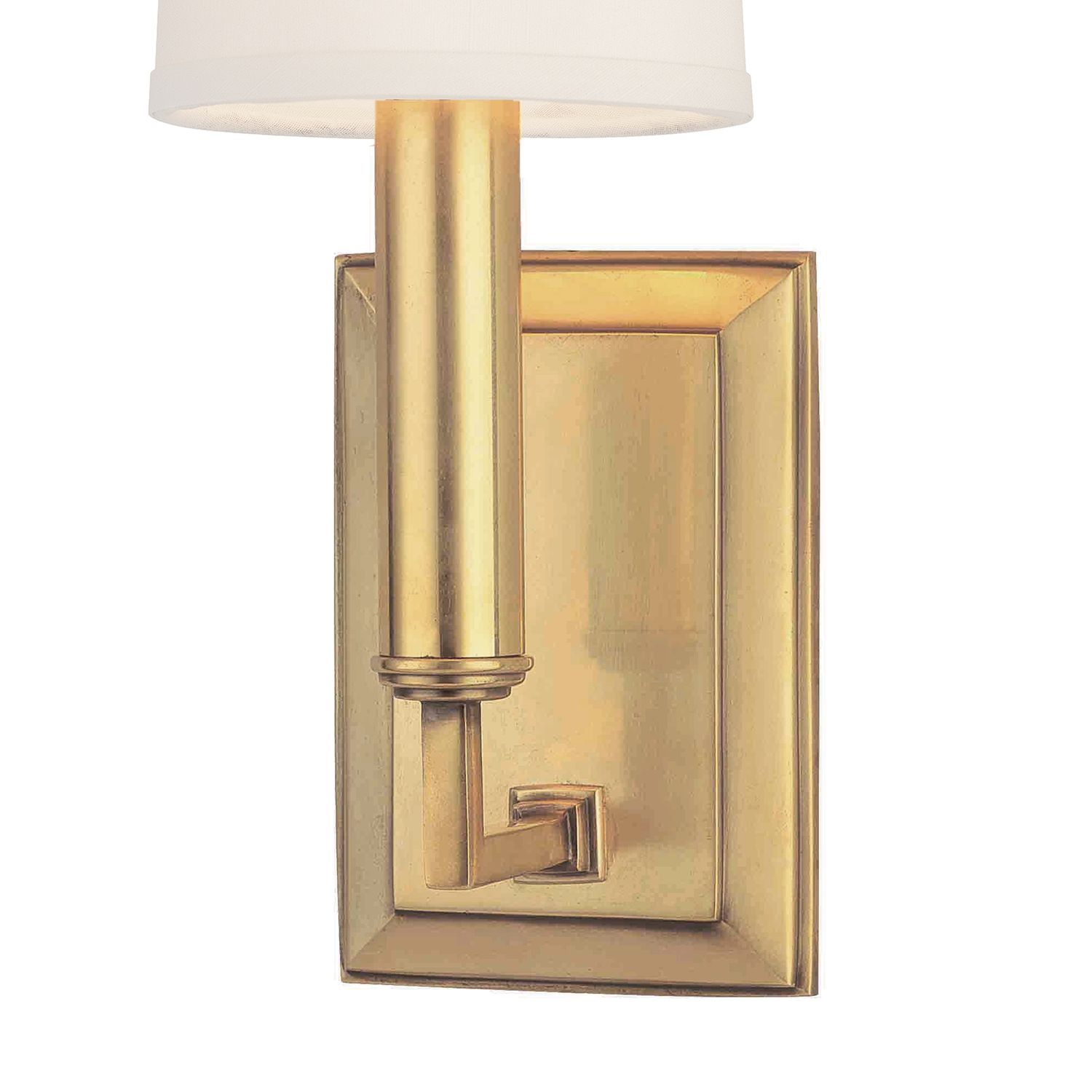 Image 3 Hudson Valley Clinton 11 1/2" High Aged Brass Wall Sconce more views