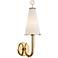 Hudson Valley Colden 21" High Aged Brass Wall Sconce