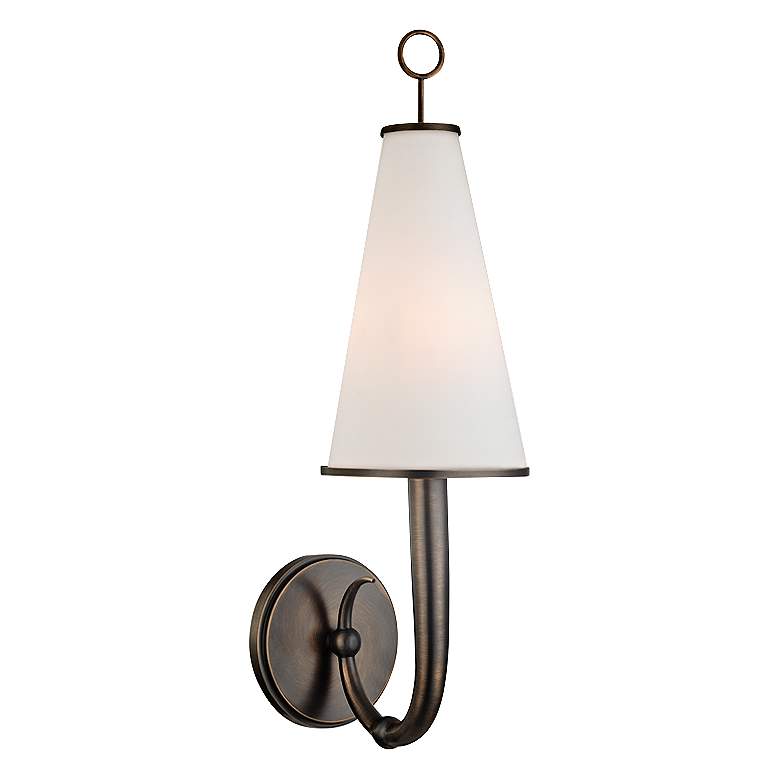 Image 1 Hudson Valley Colden 21" High Distressed Bronze Wall Sconce
