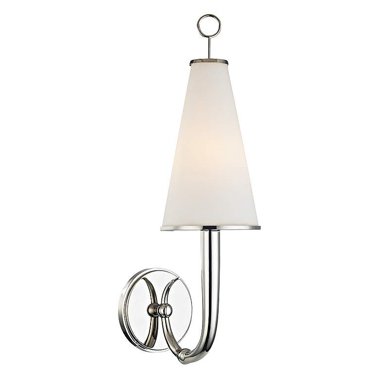 Image 1 Hudson Valley Colden 21 inch High Polished Nickel Wall Sconce