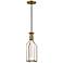 Hudson Valley Colebrook 4 1/2"W Open Brass Mini Pendant