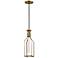 Hudson Valley Colebrook 4 1/2"W Open Brass Mini Pendant