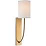 Hudson Valley Colton 17" High Aged Brass Wall Sconce