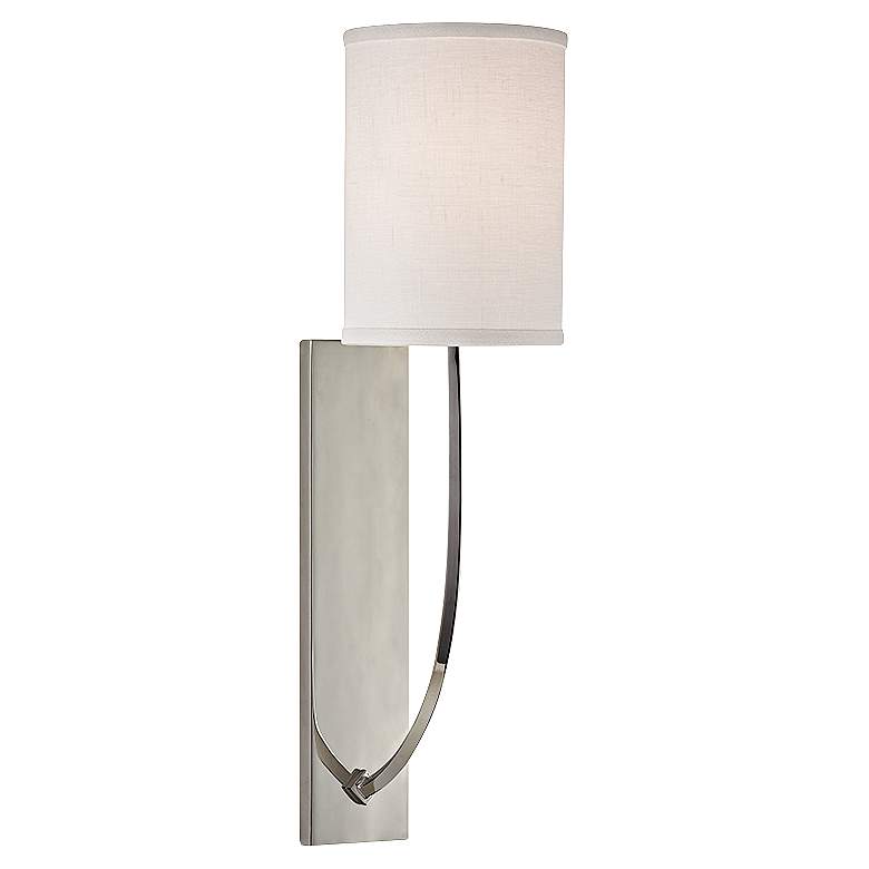Image 1 Hudson Valley Colton 17 inch High Polished Nickel Wall Sconce