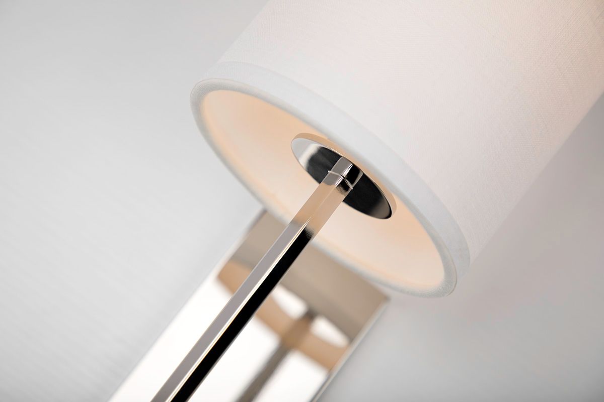 Image 4 Hudson Valley Colton 17" High Polished Nickel Wall Sconce more views