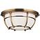 Hudson Valley Conrad 11 3/4"W Aged Brass Ceiling Light