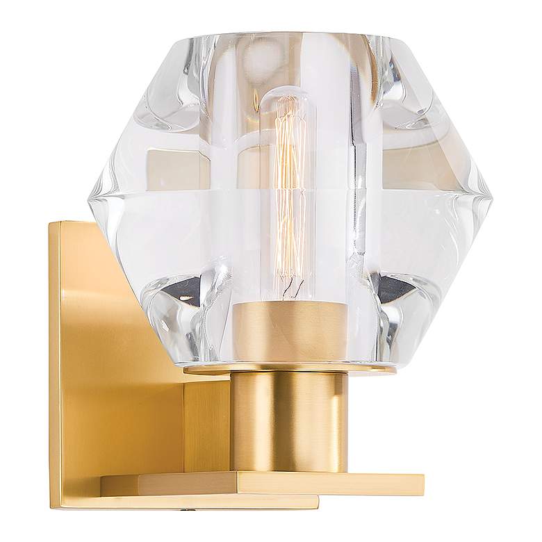Image 1 Hudson Valley Cooperstown 6.75 In. Steel 1 Light Wall Sconce