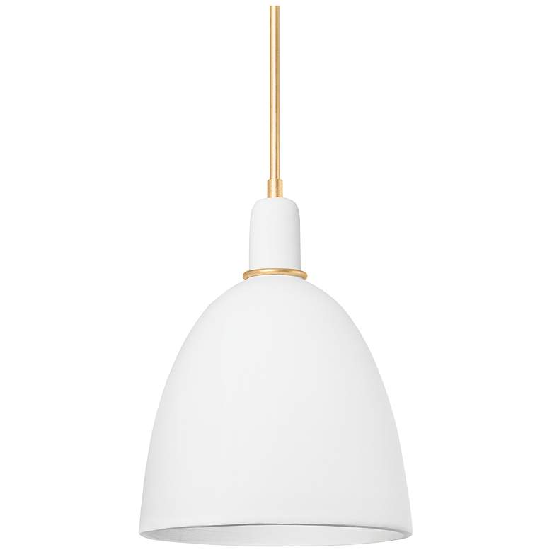 Image 1 Hudson Valley Copake 12.25 In. Ceramic 1 Light Pendant