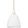 Hudson Valley Copake 12.25 In. Ceramic 1 Light Pendant