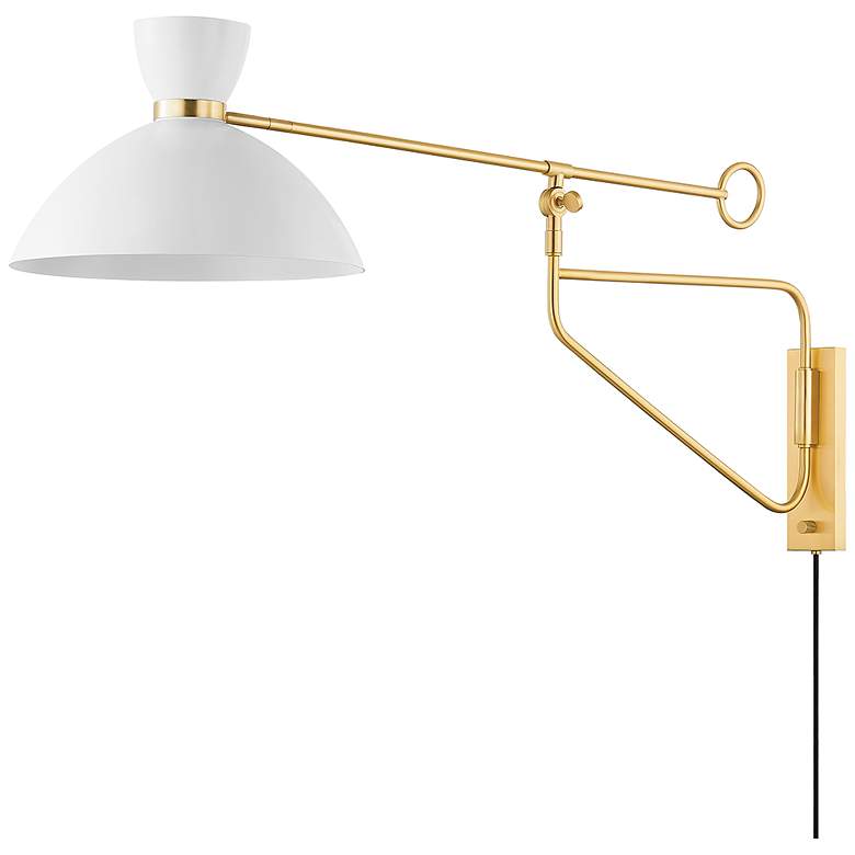 Image 1 Hudson Valley Cranbrook 14.25 In. 1 Light Portable Wall Sconce