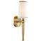 Hudson Valley Cypress 15 3/4" High Aged Brass Wall Sconce