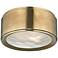 Hudson Valley Dalton 10 1/2"W Aged Brass Ceiling Light
