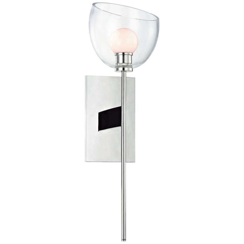 Image 1 Hudson Valley Davis 19 1/2"H Polished Nickel LED Wall Sconce