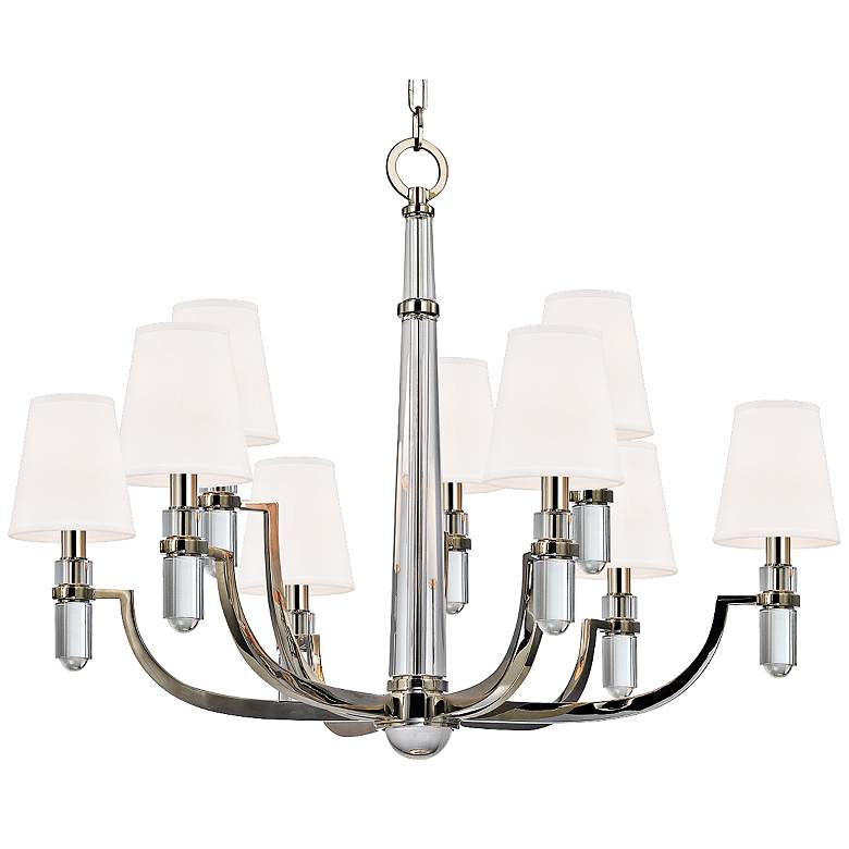Image 1 Hudson Valley Dayton 33" Wide Polished Nickel Chandelier
