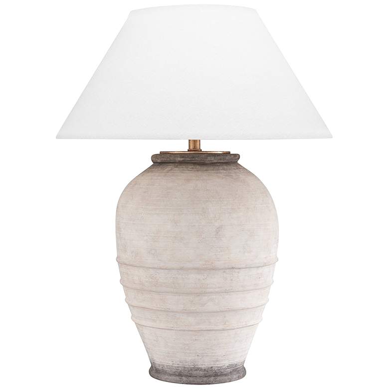 Image 1 Hudson Valley Decatur Ash Ceramic Table Lamp