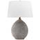 Hudson Valley Denali 28 1/2" Gray Ceramic Table Lamp