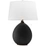 Hudson Valley Denali Black Ceramic Table Lamp