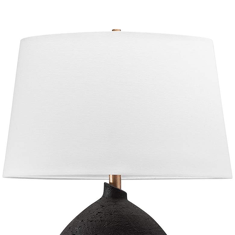 Image 2 Hudson Valley Denali Black Ceramic Table Lamp more views