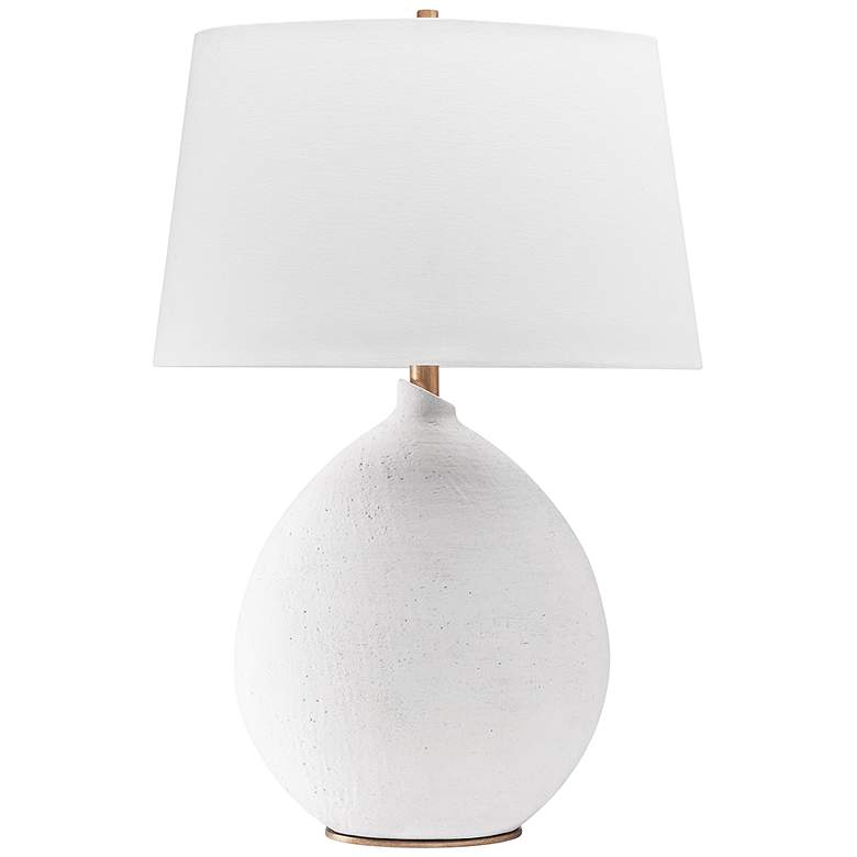 Image 1 Hudson Valley Denali White Ceramic Table Lamp